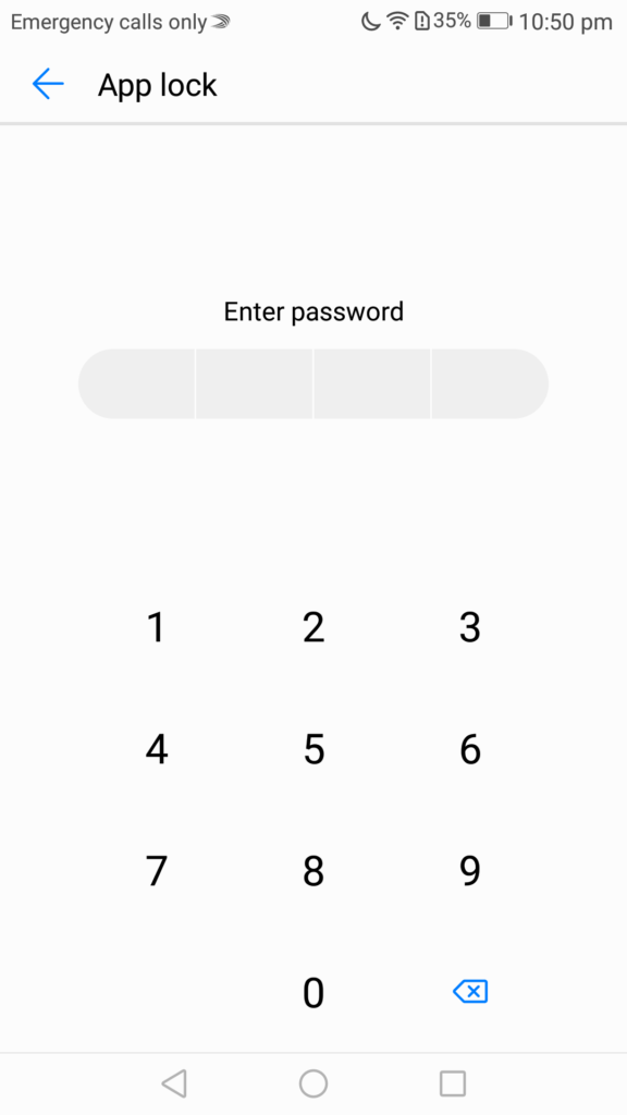 emui app lock