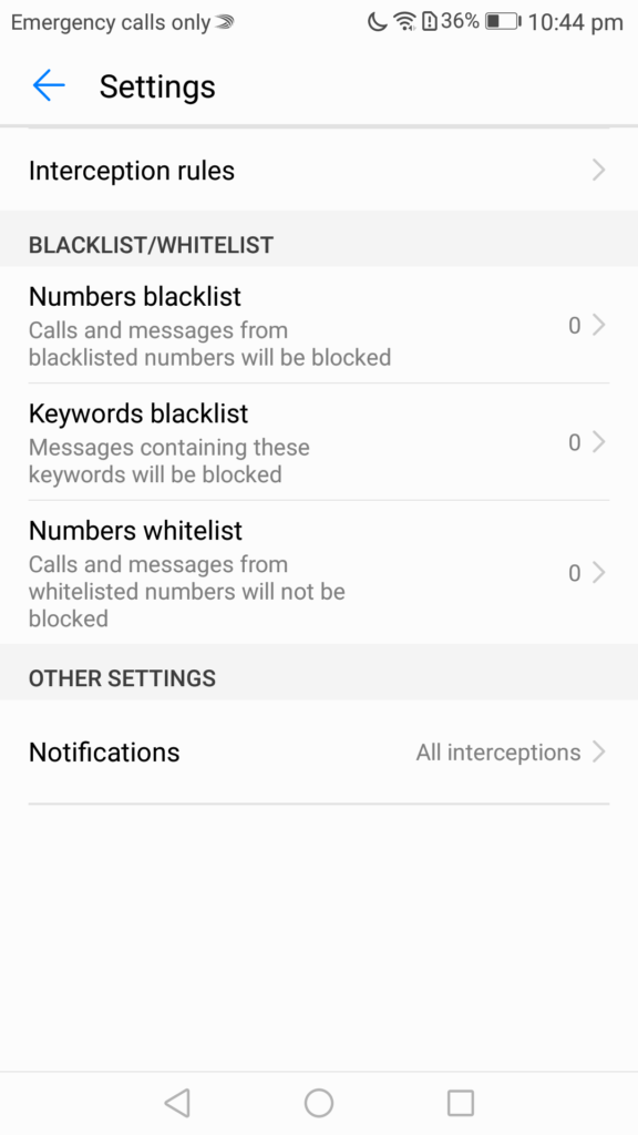 emui call block