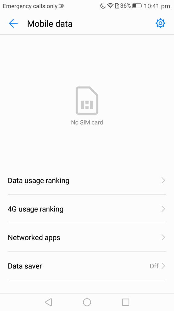 emui restrict data