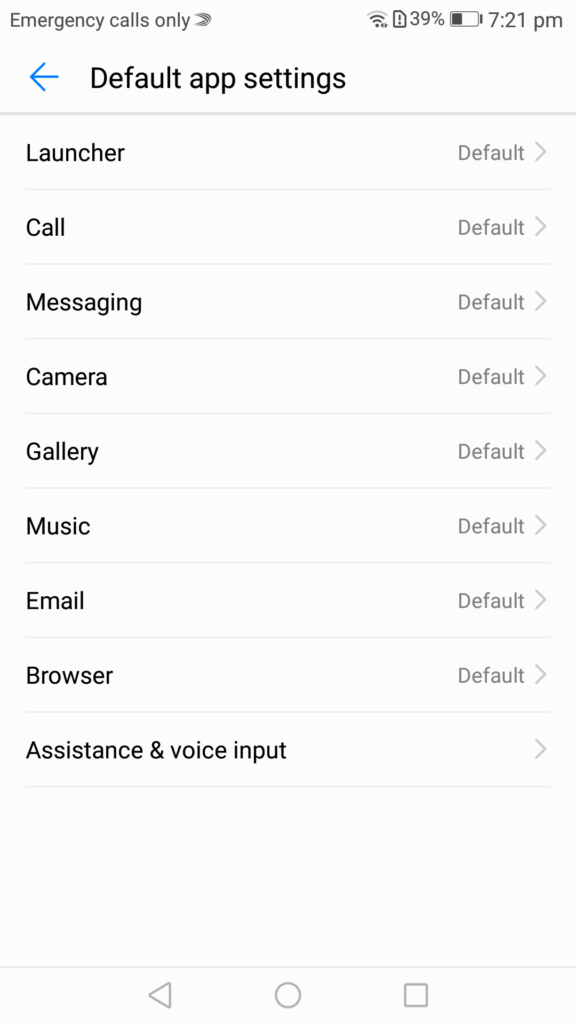 emui default app