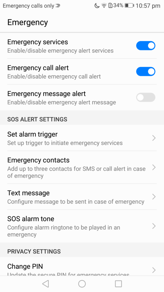 emui emergency