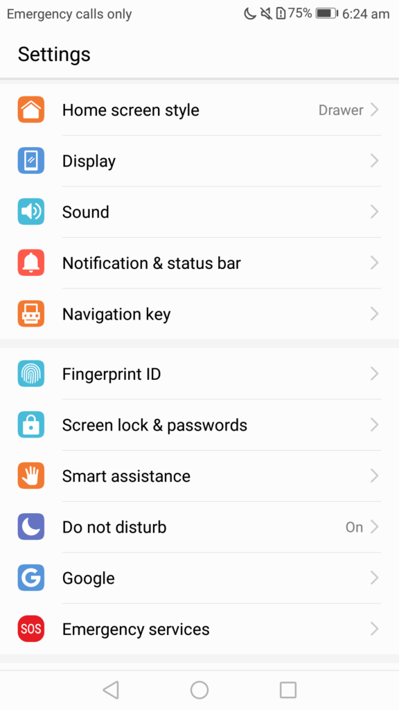 emui settings