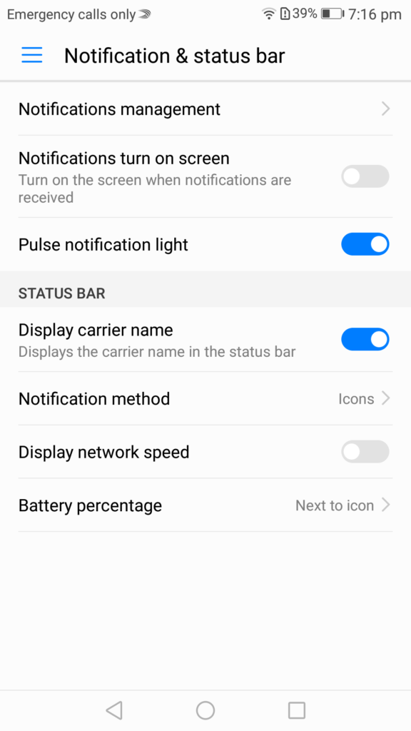 emui notifications sounds