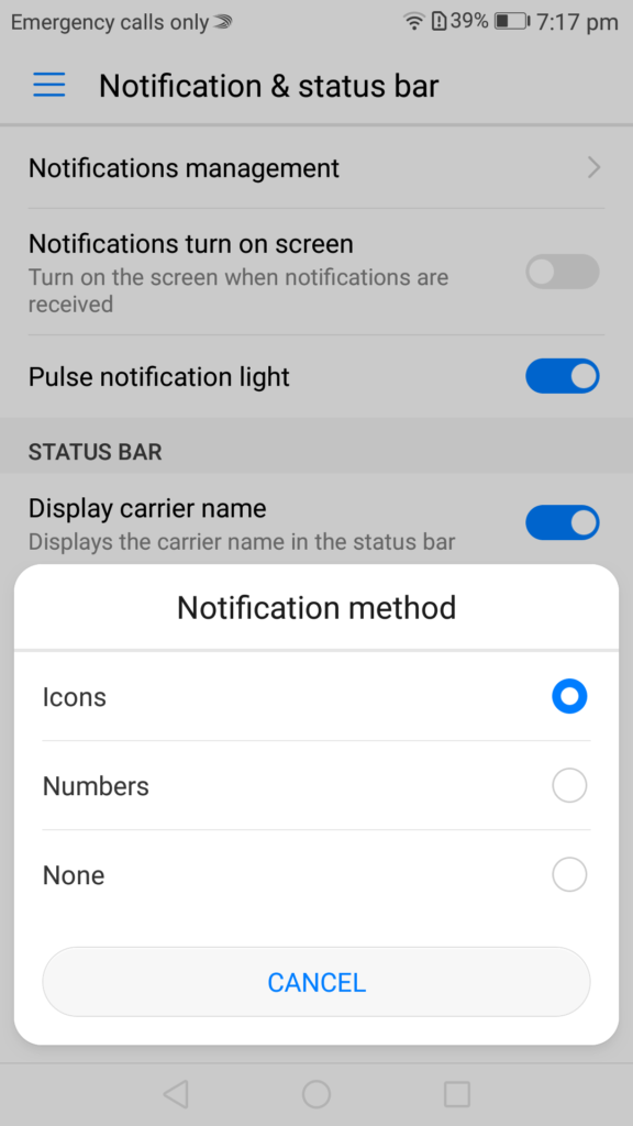 emui notifications sounds