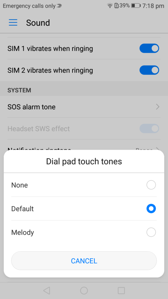 emui notifications sounds