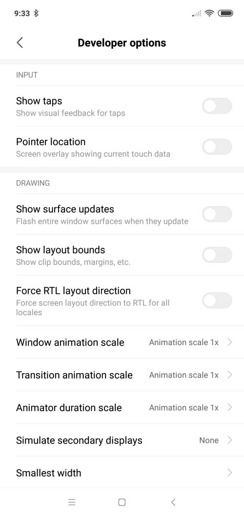 Redmi 6 Pro : How to Turn off animations - GadgetDetail