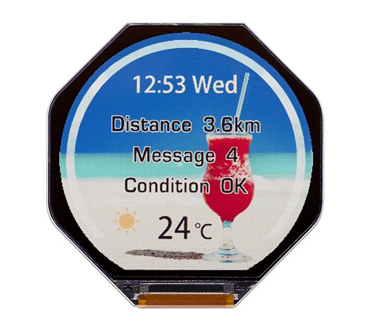 JDI smartwatch display